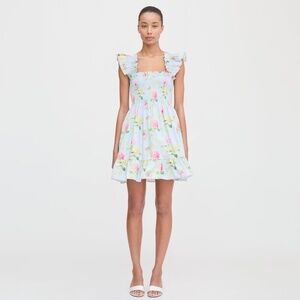 Hill House Home The Elizabeth Nap Dress - Hydrange Chintz Size MHydrangea Chint